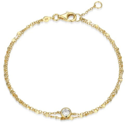 Lumachina & Forzatina Cable Double Chain Bracelet