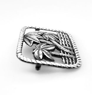 Thumbnail: Sterling Silver Palm Tree Estate Pin