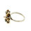 Thumbnail: Estate 14kt Two Toned Gold Pearl With Diamond Ring