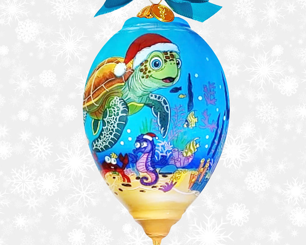 Thumbnail: 2026 Li Bien Ornaments A Sea of Holiday Wonder Sea Turtle and Mermaid