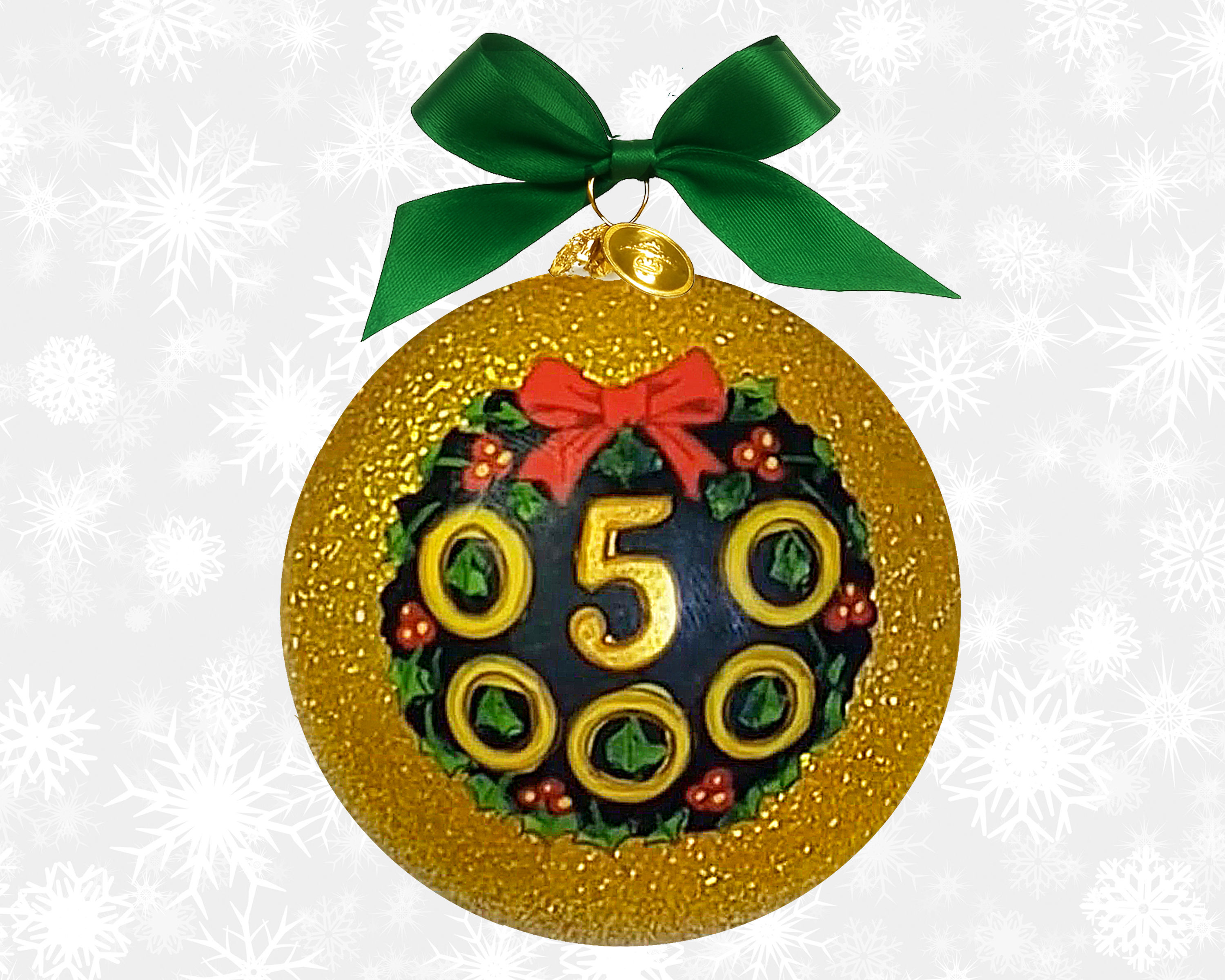 2026 Li Bien Ornaments 5 Golden Rings12 Days of Christmas
