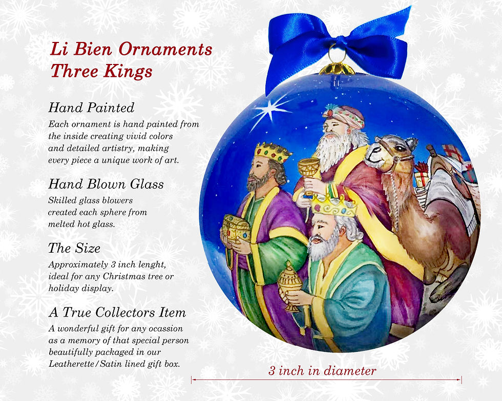 Thumbnail: 2026 Li Bien Ornaments Three Kings