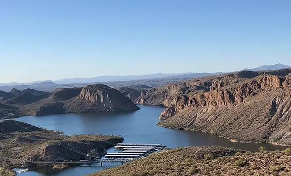 Canyon Lake, Arizona fishing. Largemouth bass fishing