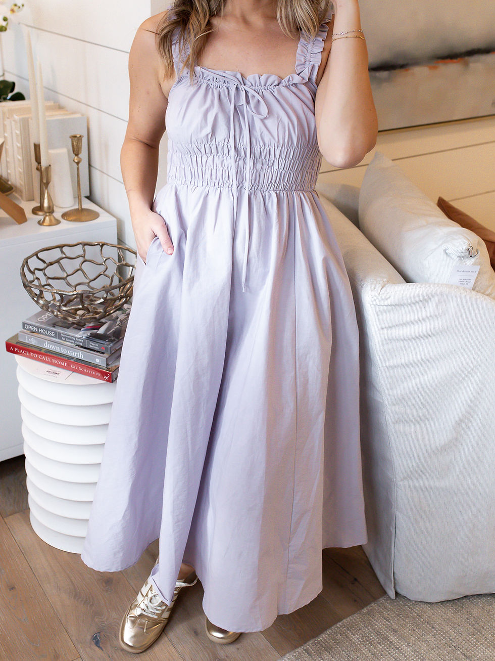 purple dress detail view