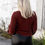 Thumbnail: red sweater back view