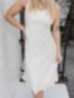 white dress detail view