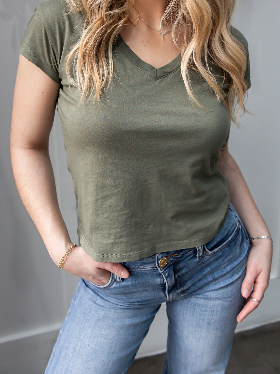 green top detail view