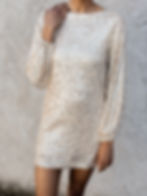 gold dress detail view