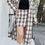 Thumbnail: plaid coat detail view