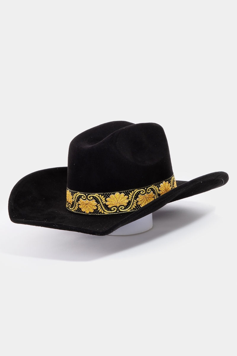 Thumbnail: Georgia Gold Floral Band Cowboy Hat