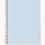 Thumbnail: Hardcover Spiral Notebook | Blue Stripes
