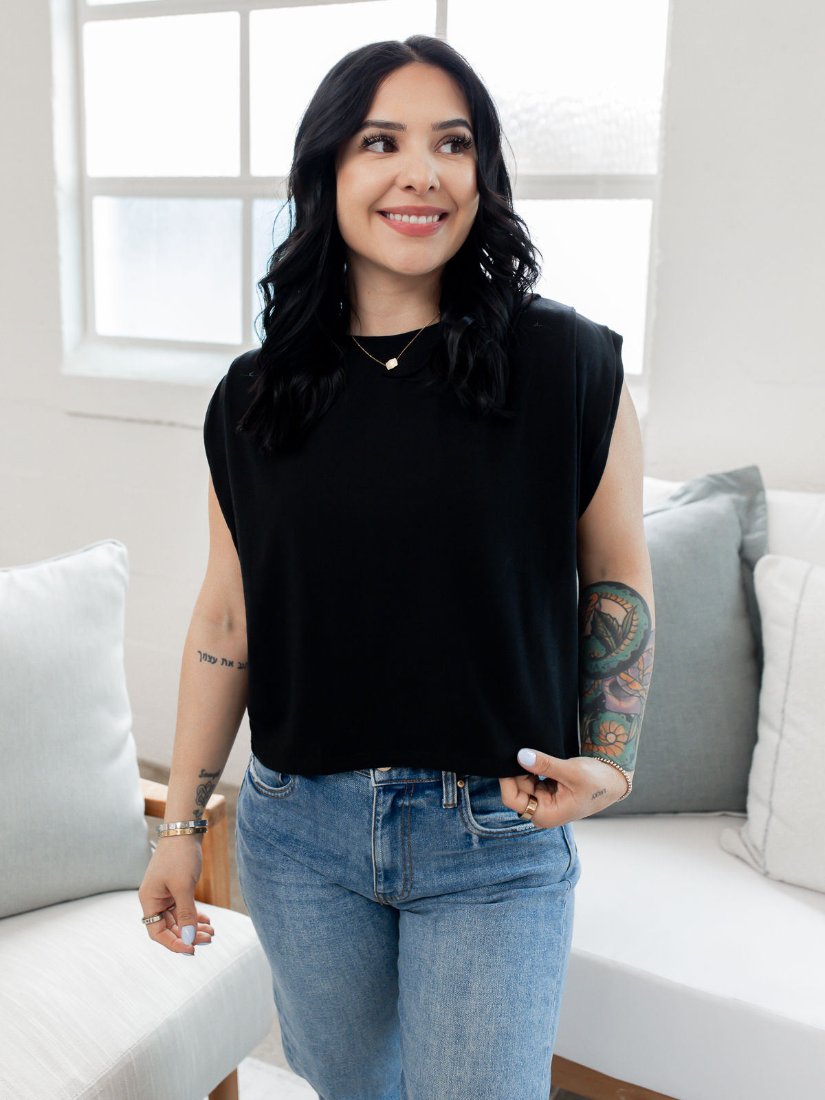 black top front view