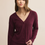 Thumbnail: Mara Rib Cardigan | Merlot