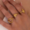 Thumbnail: gold ring front view