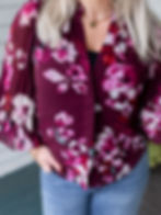 burgundy top detail view