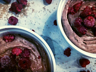 Chocolate Raspberry "Mousse"