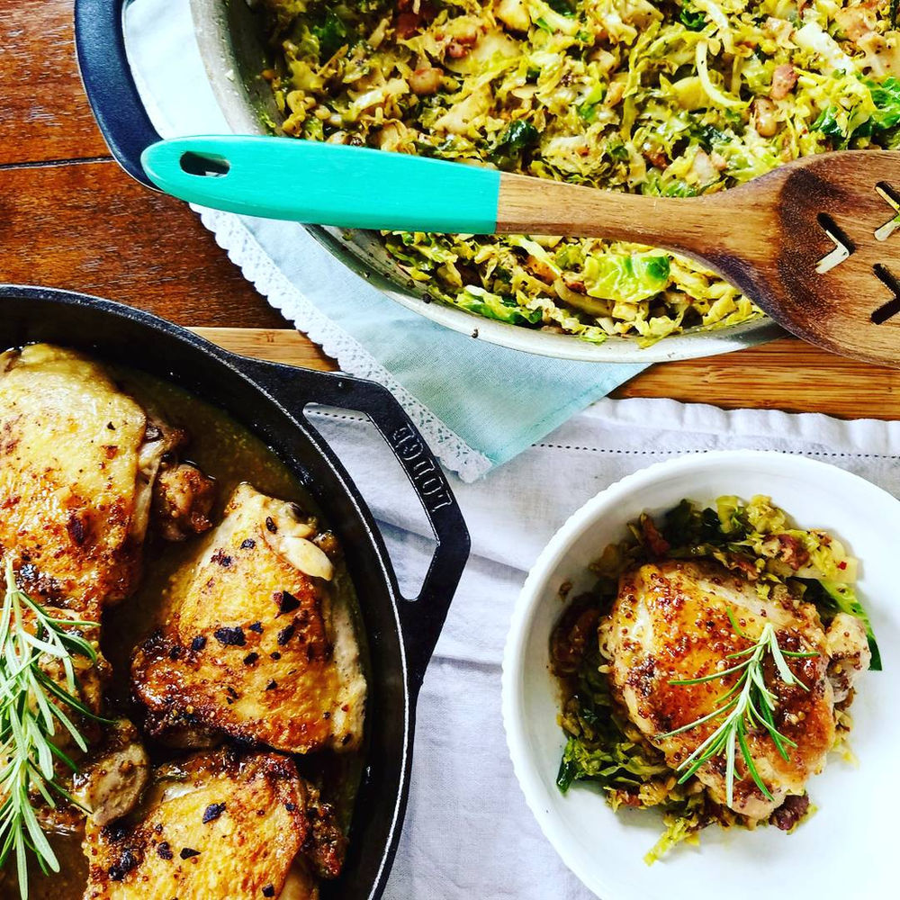 Honey Mustard and Rosemary Chicken Thighs