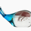 Thumbnail: Blue and clear glass art whale with brown jellyfish inside