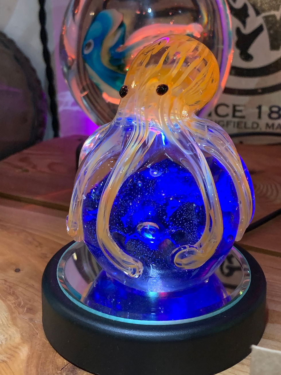 Thumbnail: Glass Art - Jellyfish, Birds & Octopus