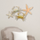 Thumbnail: Two crabs and two starfish warm pastel toned wall art above a chair