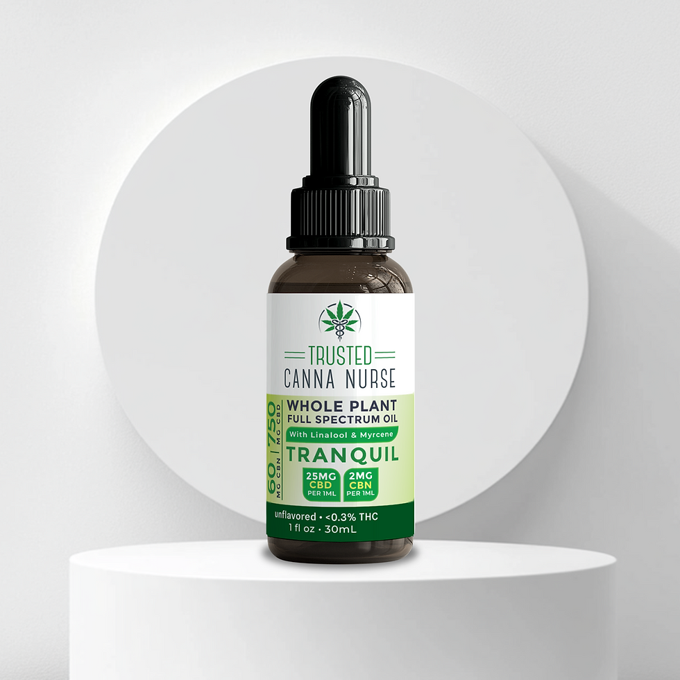 Thumbnail: Whole Plant Full Spectrum CBD+CBN Tincture | Tranquil