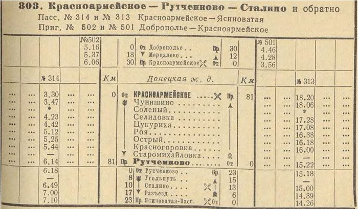 Пассажирское расписание-1960: бонус от Андрея Уланова