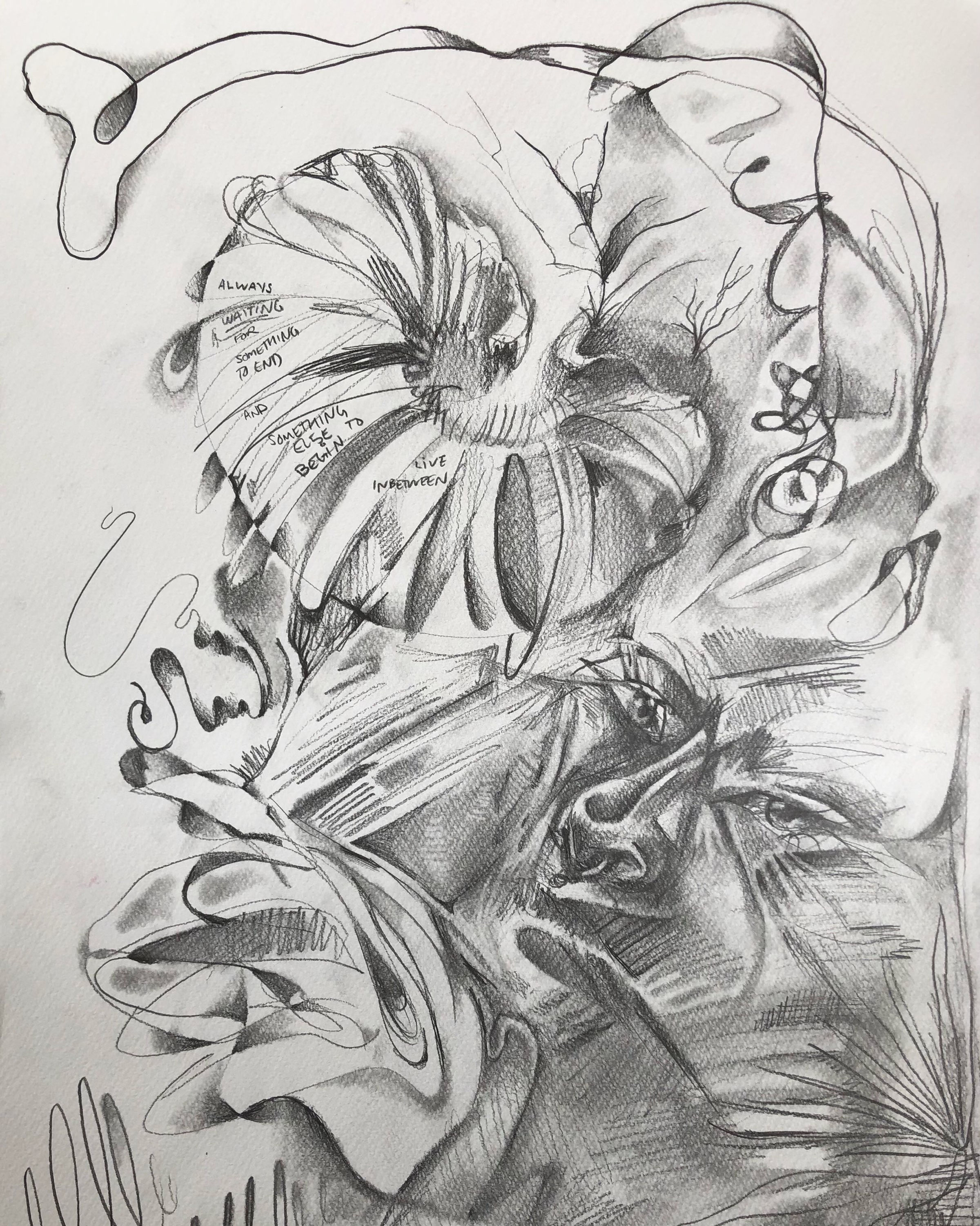 Inbetween original drawing 