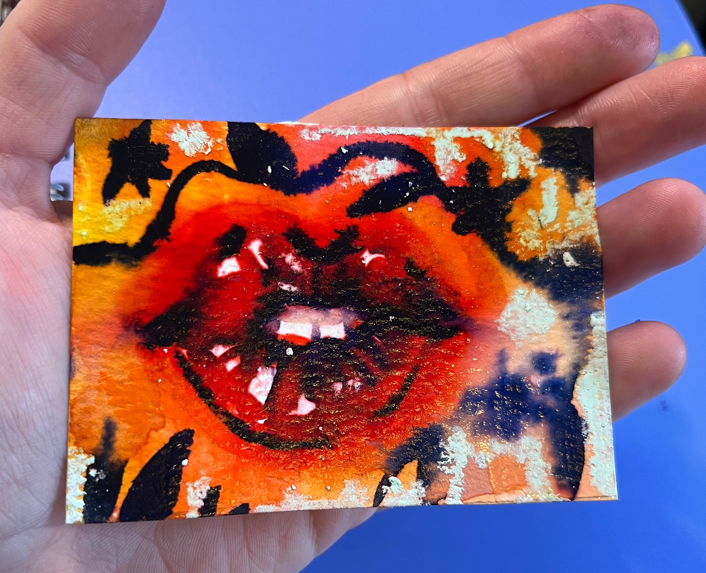 Kisses ACEO 2.5 x 3.5in