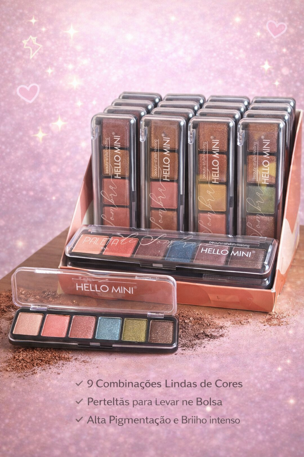 PALETA PARA SOMBRA - HELLO MINI