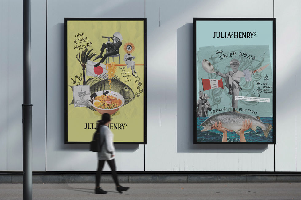 Julia & Henry's Collage Art