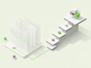 Isometric neurotechnology career pathway illustration