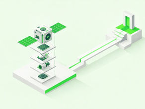 Isometric capstone-to-career systems illustration