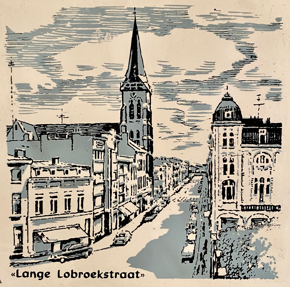 Lange Lobroekstraat tegel