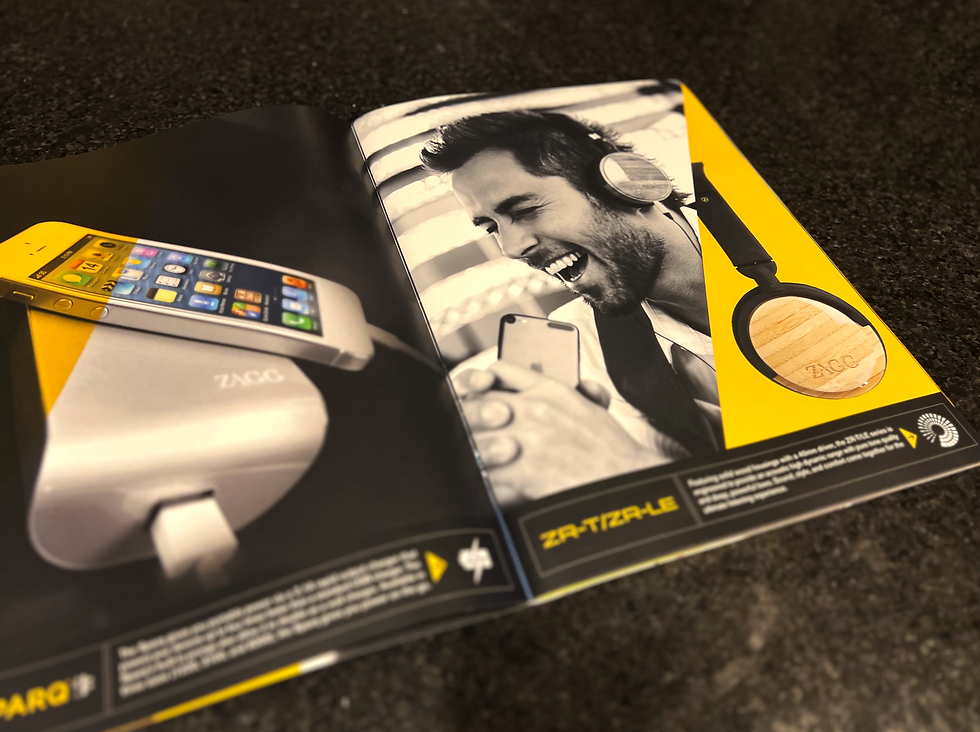 Spread from ZAGG Catalogue