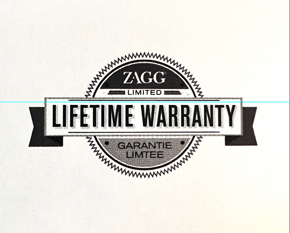 Lifetime warranty mark created for redesigned package