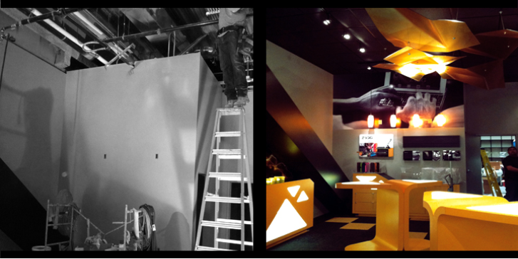 Construction of the ZAGG store
