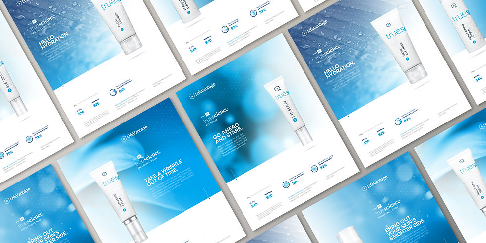 LifeVantage Sales Sheets for True Science Product Line