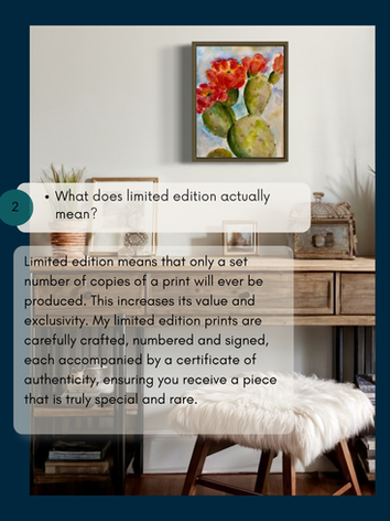 What's a limited edition print