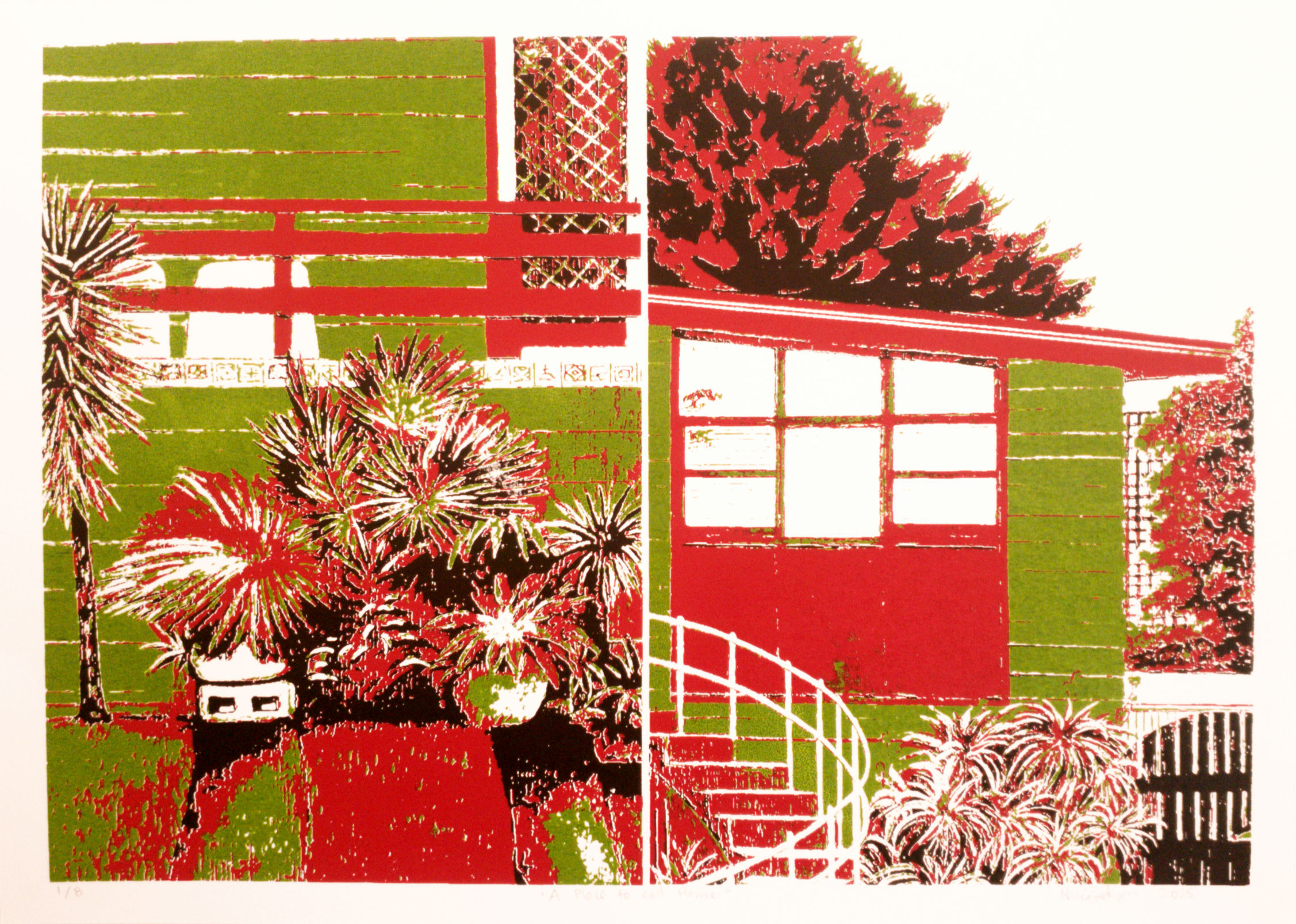 "A place to call Home" limited edition silkscreen print