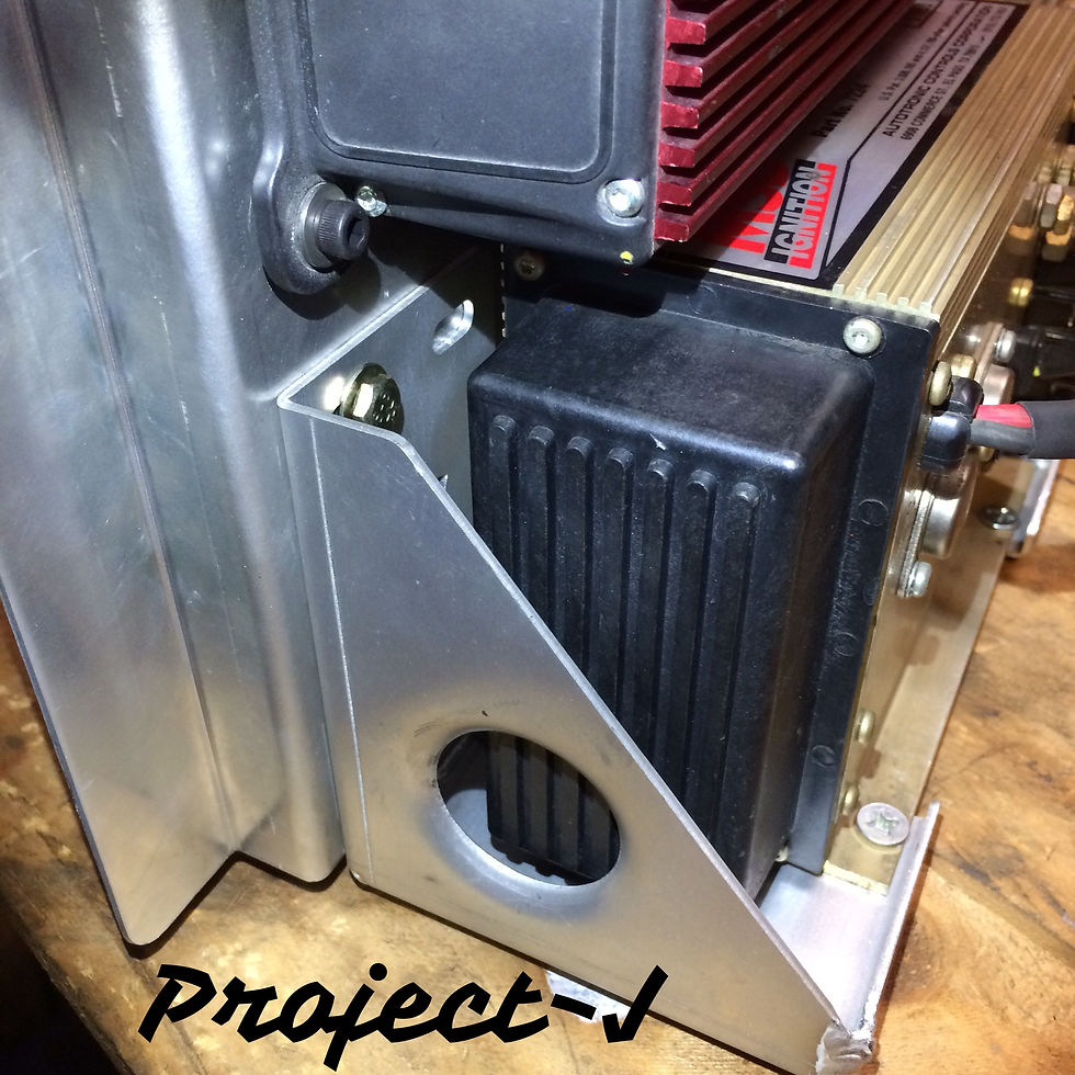 Thumbnail: CD Ignition Box Vertical Mounting Bracket Suit MSD 7AL Series