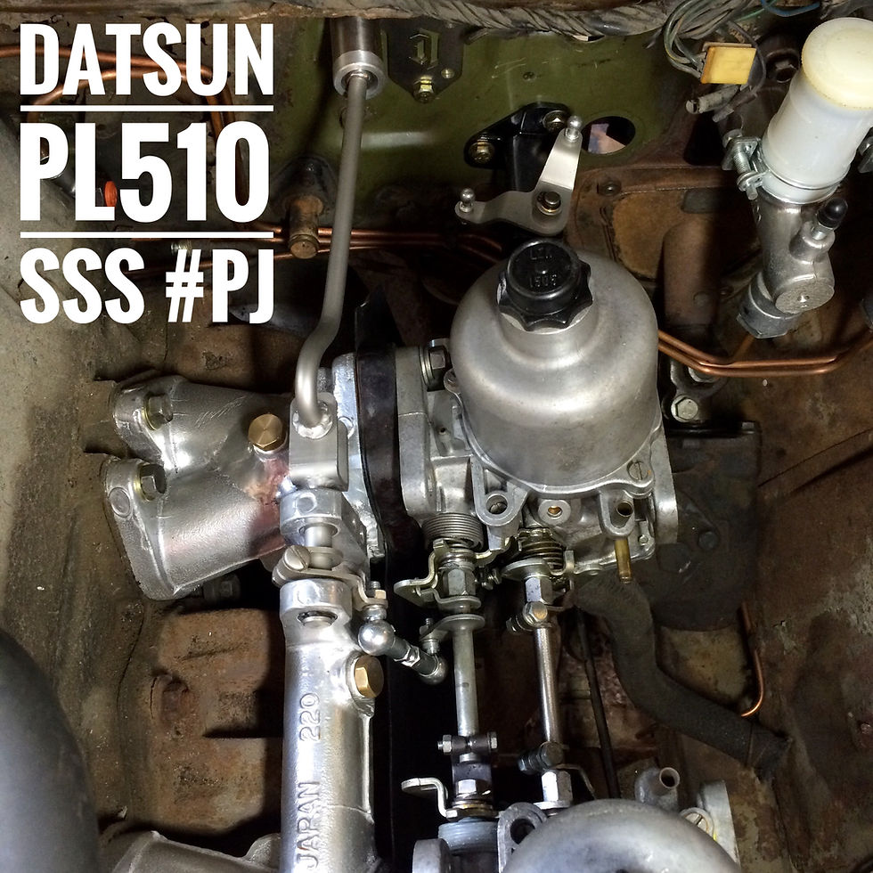 Thumbnail: Datsun LHD 510 SSS SU Stainless Throttle Linkage Assy Weber DCOE Mikuni Solex