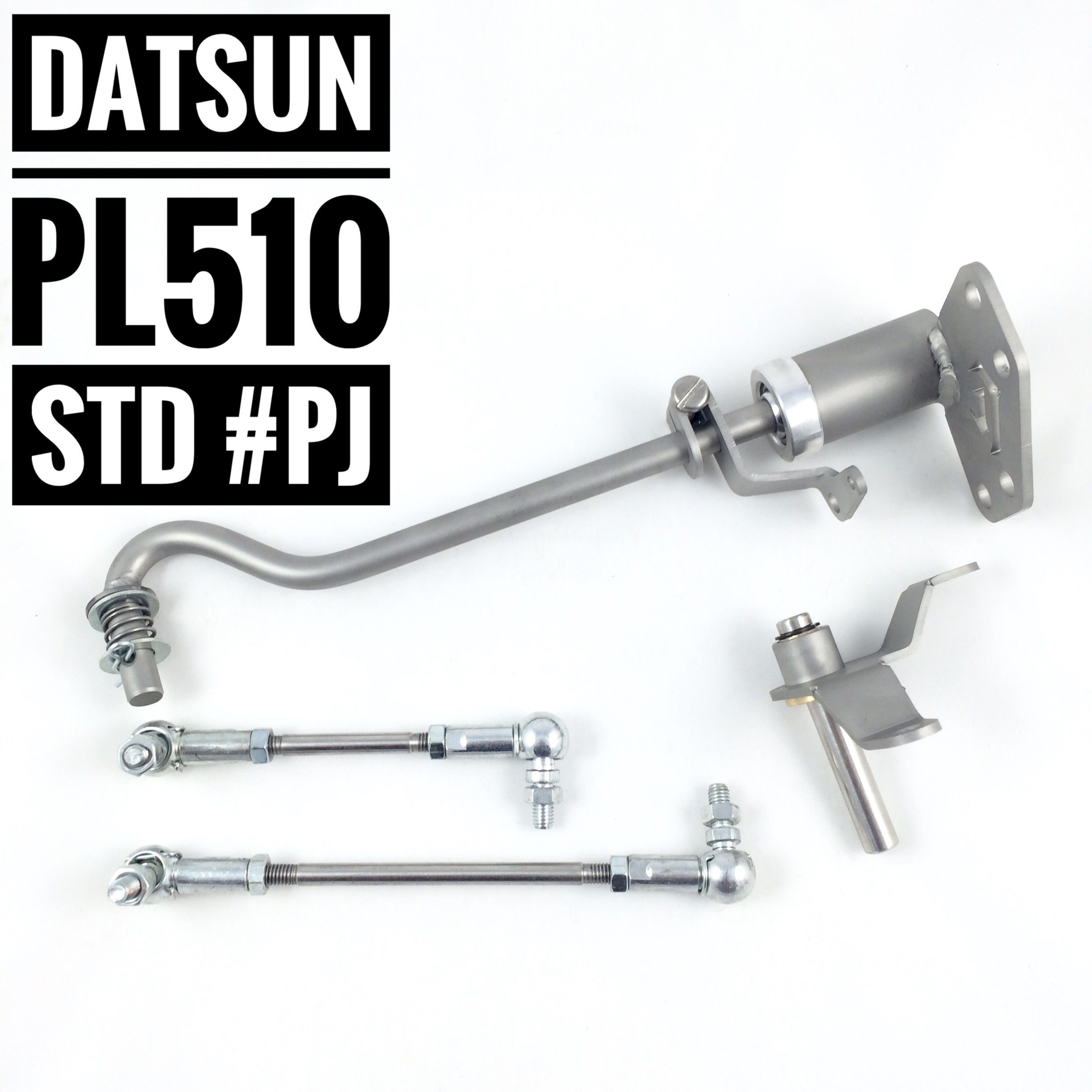 Datsun LHD 510 STD CARB Throttle Linkage Assembly Original Style Stainless Steel