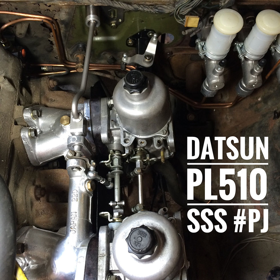 Thumbnail: Datsun LHD 510 SSS SU Stainless Throttle Linkage Assy Weber DCOE Mikuni Solex