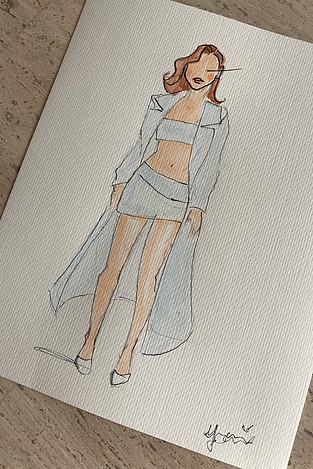 Live Fashion Sketch Artist