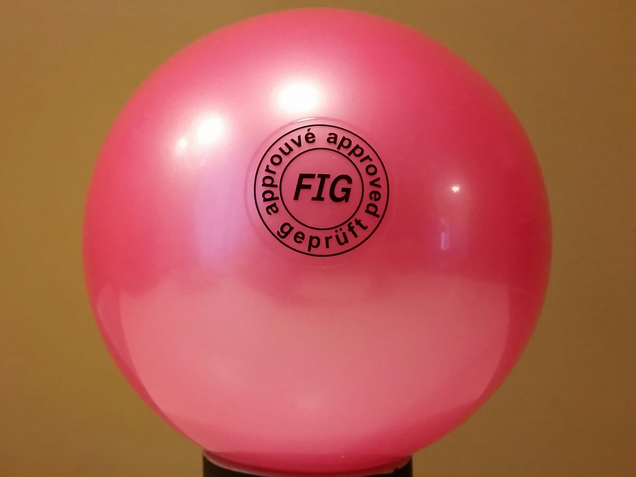 Palla monocolore metallizzata  Rosa