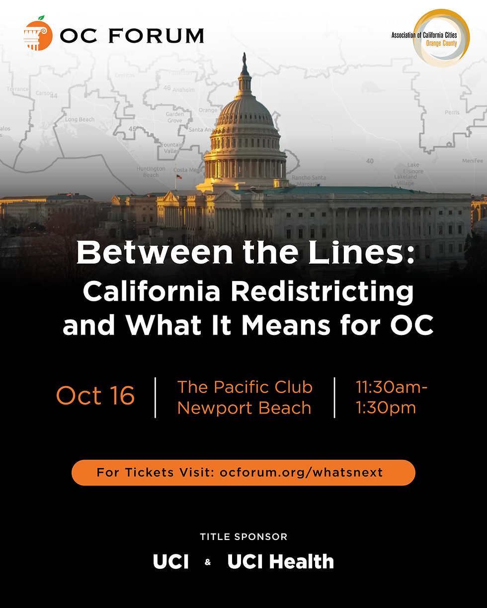 Between the Lines: Redistricting in California and What It Means for OC