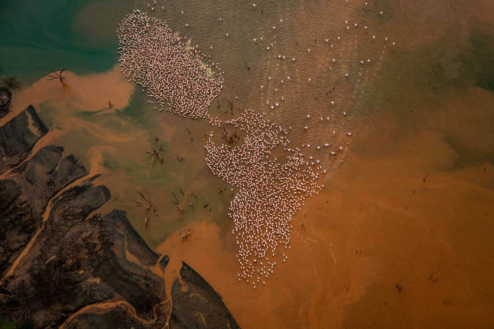 Exploring Kenya's landscapes on a helicopter journey - Aerial Photography