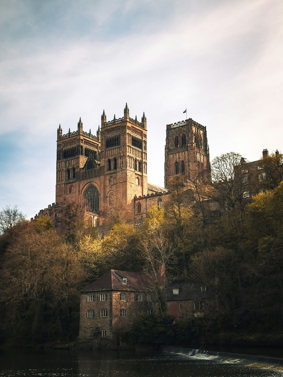 Durham cathedral, photo taken from river nearby.