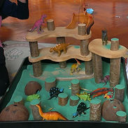 Sand small world play