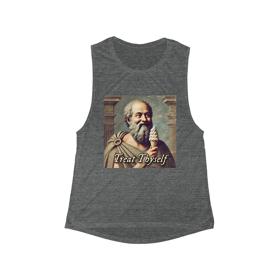 Thumbnail: Funny Philosophy Tank - Treat Thyself (Socrates)